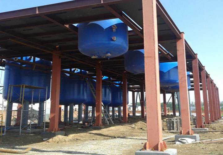 Marco de estructura de acero-1