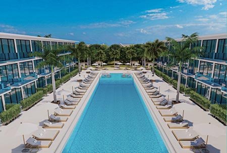 Edificio hotelero de Santa Lucía