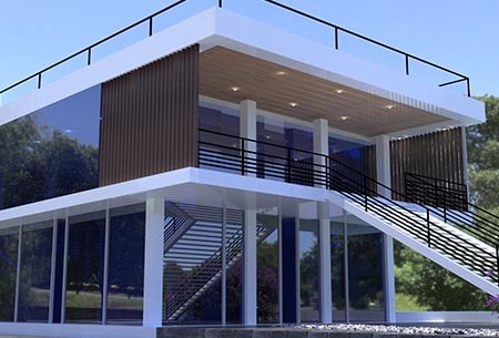 Edificio de barra de hielo de Santa Lucía